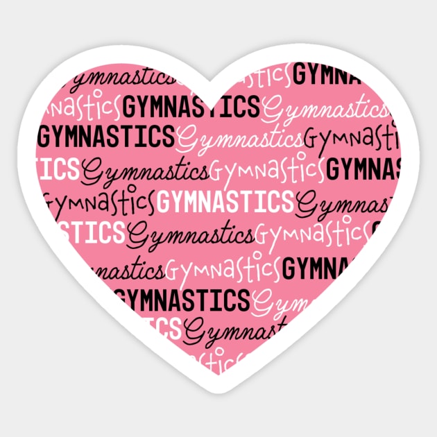 I "Heart" Gymnastics Sticker by gymtots